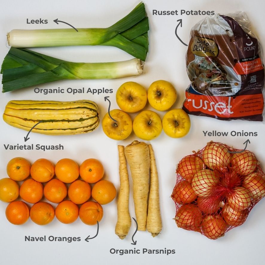 Produce Box Flat Lay